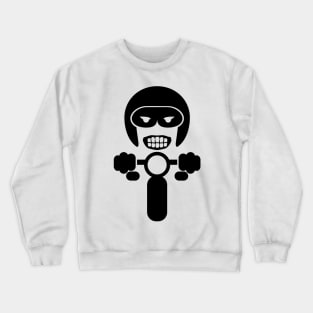 Motorcycle rider Decal V.2 Crewneck Sweatshirt